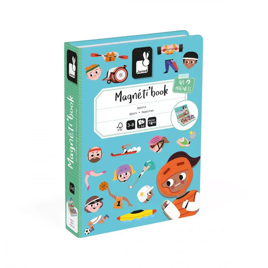 Magnetic book Deportes | +3 años | Janod Educational Toys