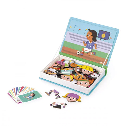 Magnetic book Deportes | +3 años | Janod Educational Toys