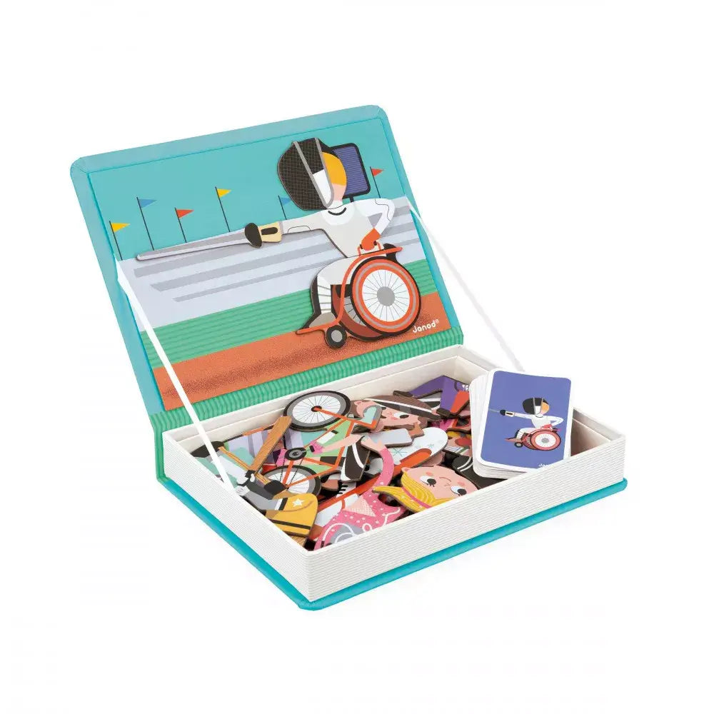 Magnetic book Deportes | +3 años | Janod Educational Toys