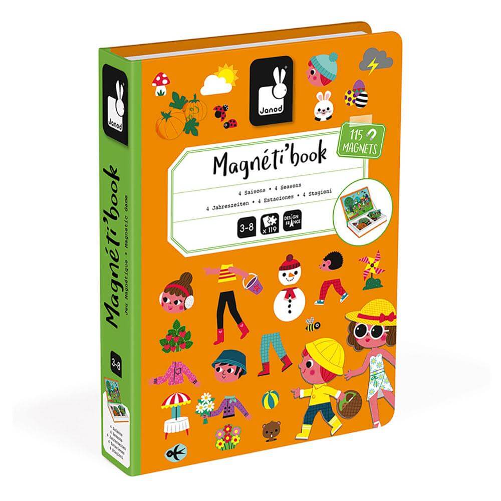 Magnetic book 4 estaciones | +3 años | Janod Educational Toys