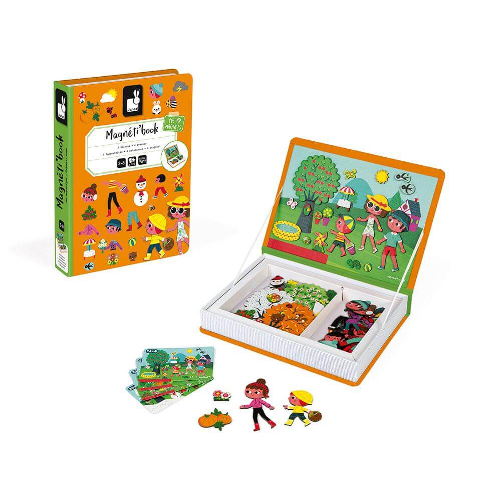 Magnetic book 4 estaciones | +3 años | Janod Educational Toys