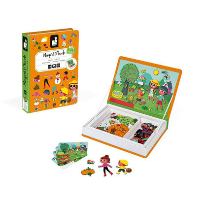 Magnetic book 4 estaciones | +3 años | Janod Educational Toys
