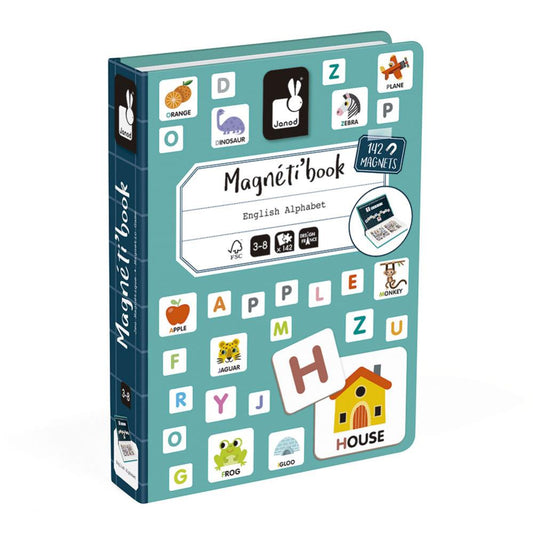 Magnetic book alfabeto inglés | +3 años | Janod