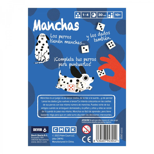 Manchas - Juego de mesa - Devir - Desde 9 o más años Board Games