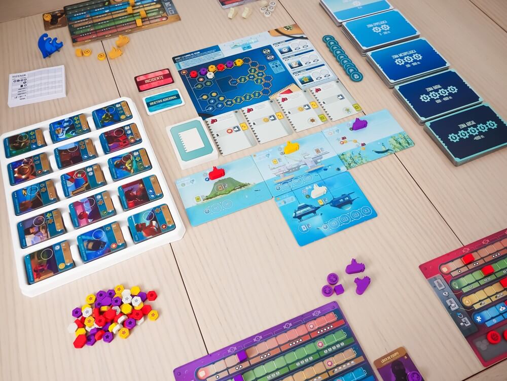 Mar Profundo - Endeavor + Loseta Corregida - Juego de mesa - MALDITO GAMES - Desde 10 años - 1 a 4 jugadores