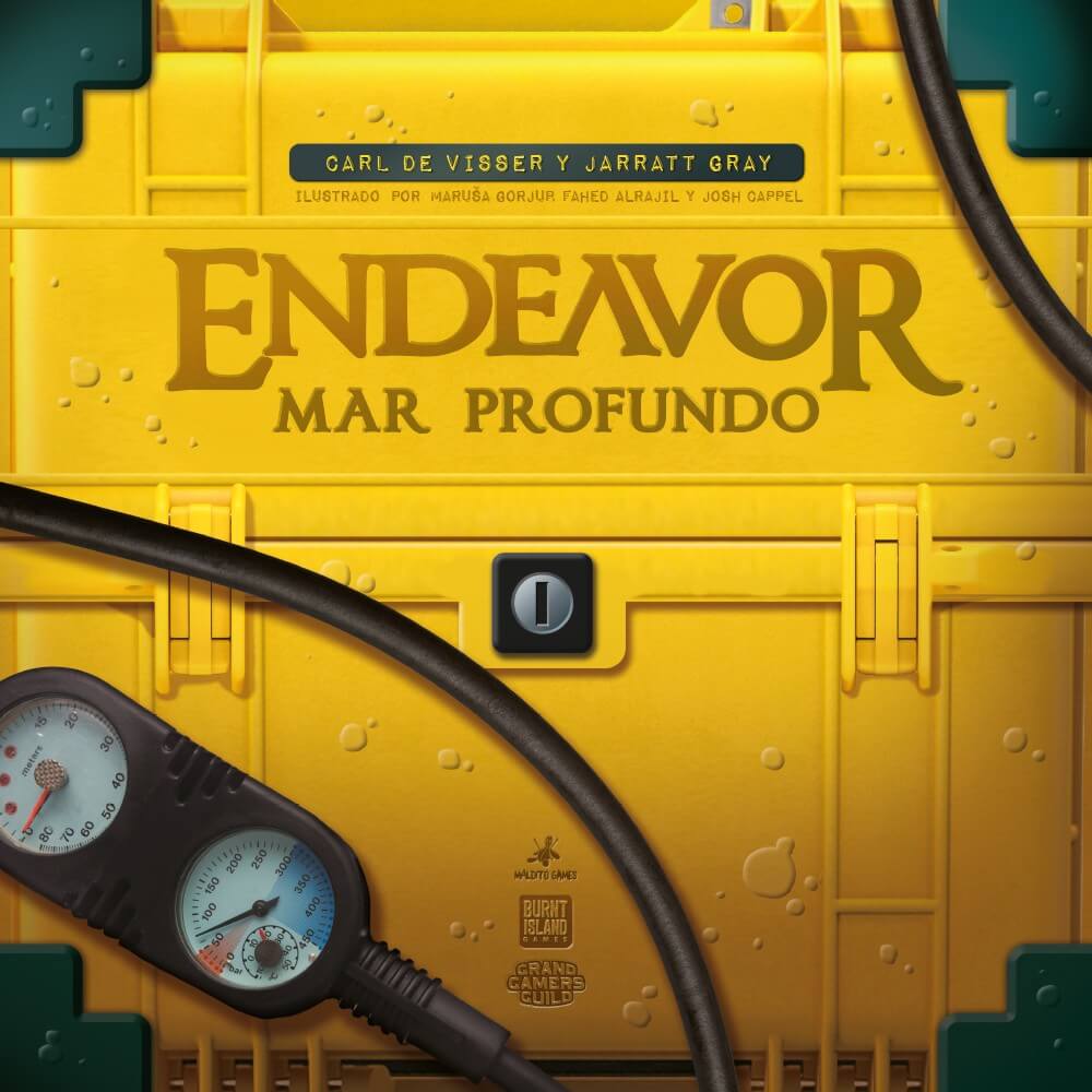 Mar Profundo - Endeavor + Loseta Corregida - Juego de mesa - MALDITO GAMES - Desde 10 años - 1 a 4 jugadores