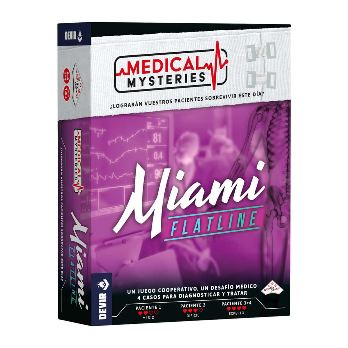 Medical Mysteries Miami - Juego de mesa - Devir - Desde 14 años - 1 a 4 jugadores
