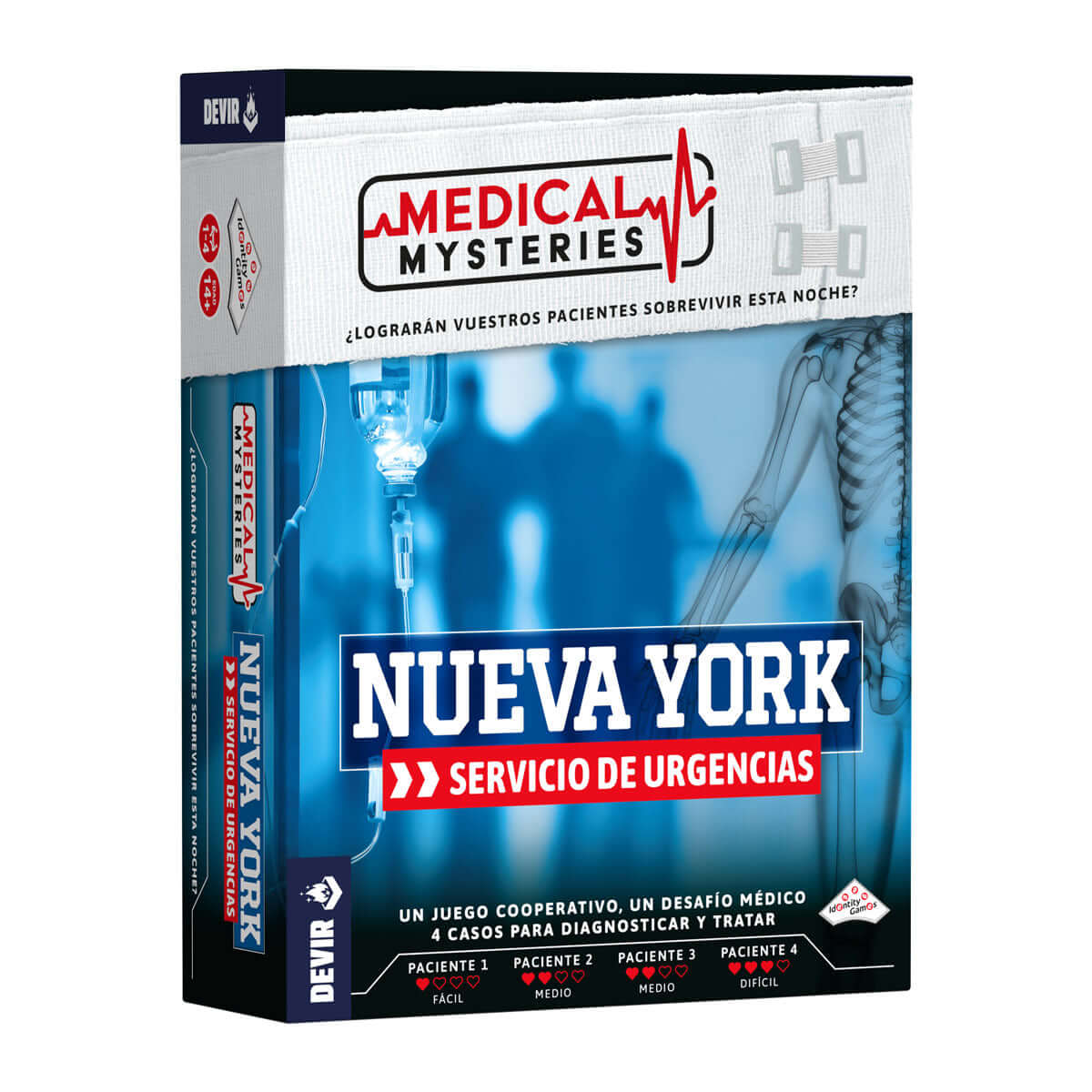 Medical Mysteries Nueva York - Juego de mesa - Devir - Desde 14 años - 1 a 4 jugadores