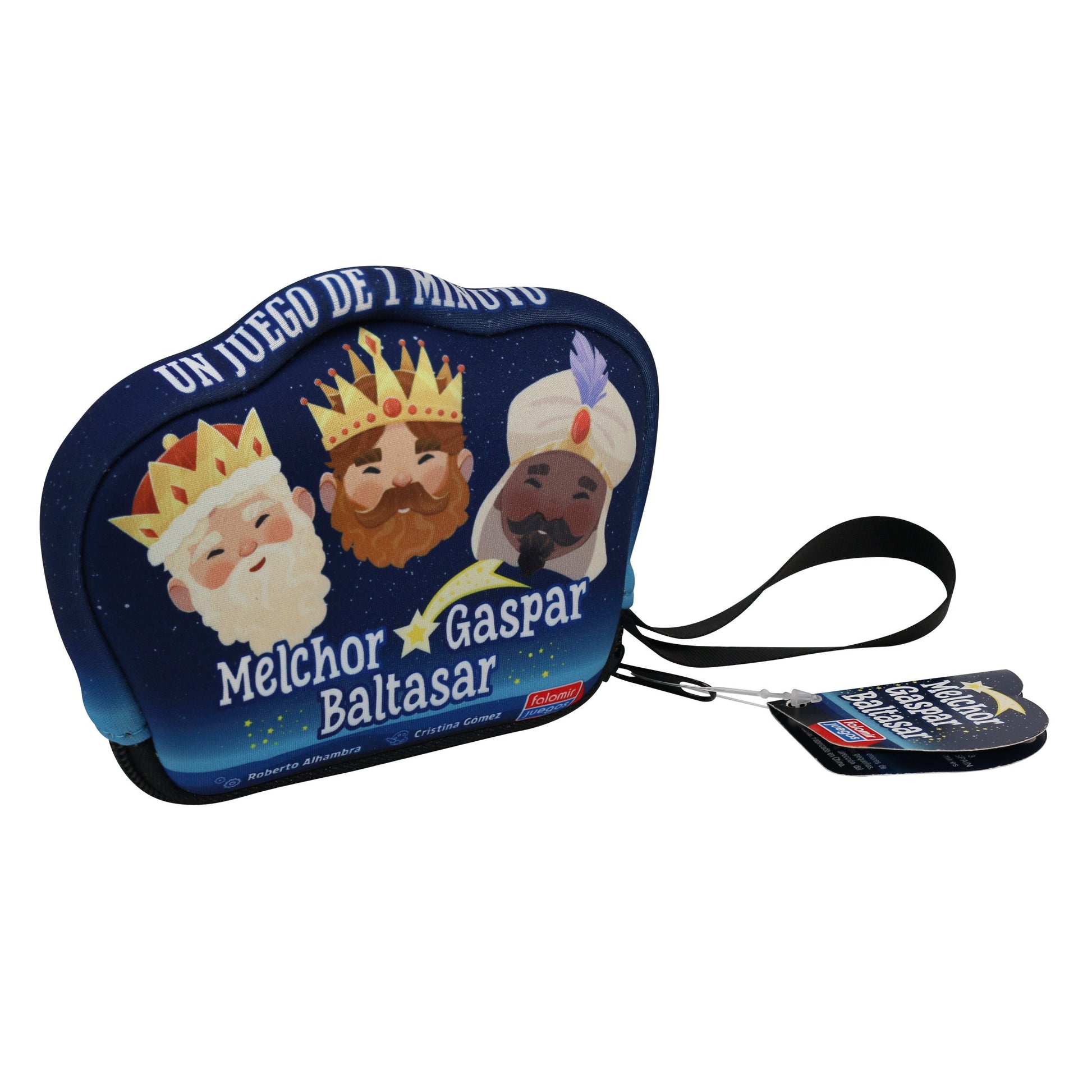 Melchor, Gaspar, Baltasar – Falomir – Juego de cartas ultrarrápido  (8+ años · 2-6 jugadores · 1 min
