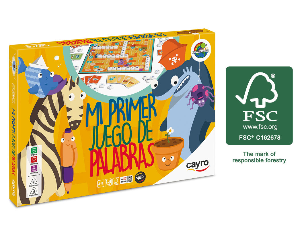 MI PRIMER JUEGO DE PALABRAS - Juego de mesa +4 años - 2 a 4 jugadores
