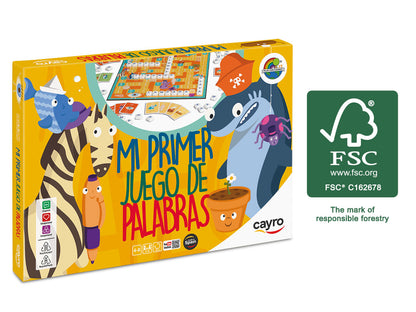 MI PRIMER JUEGO DE PALABRAS - Juego de mesa +4 años - 2 a 4 jugadores