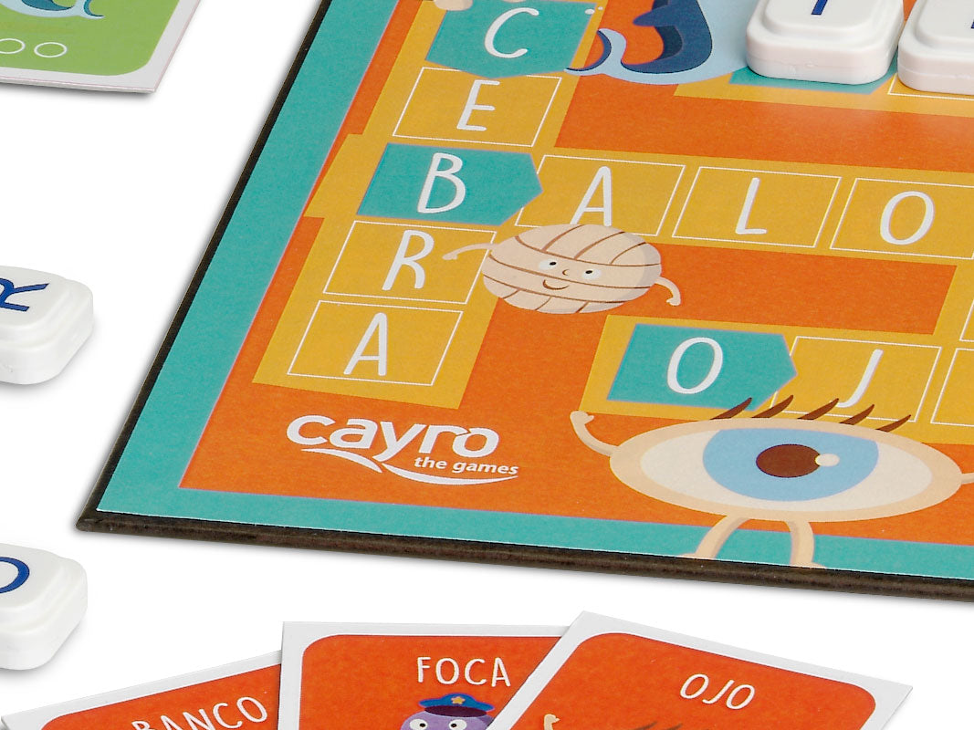 MI PRIMER JUEGO DE PALABRAS - Juego de mesa - Cayro - 2-4 jugadores - 4-8 años - 30 min