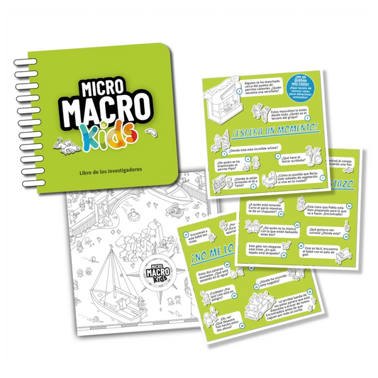 Micro Macro Kids Qué Locura de Parque  - Juego de mesa - SD GAMES - Desde 6 años - 1 a 4 jugadores