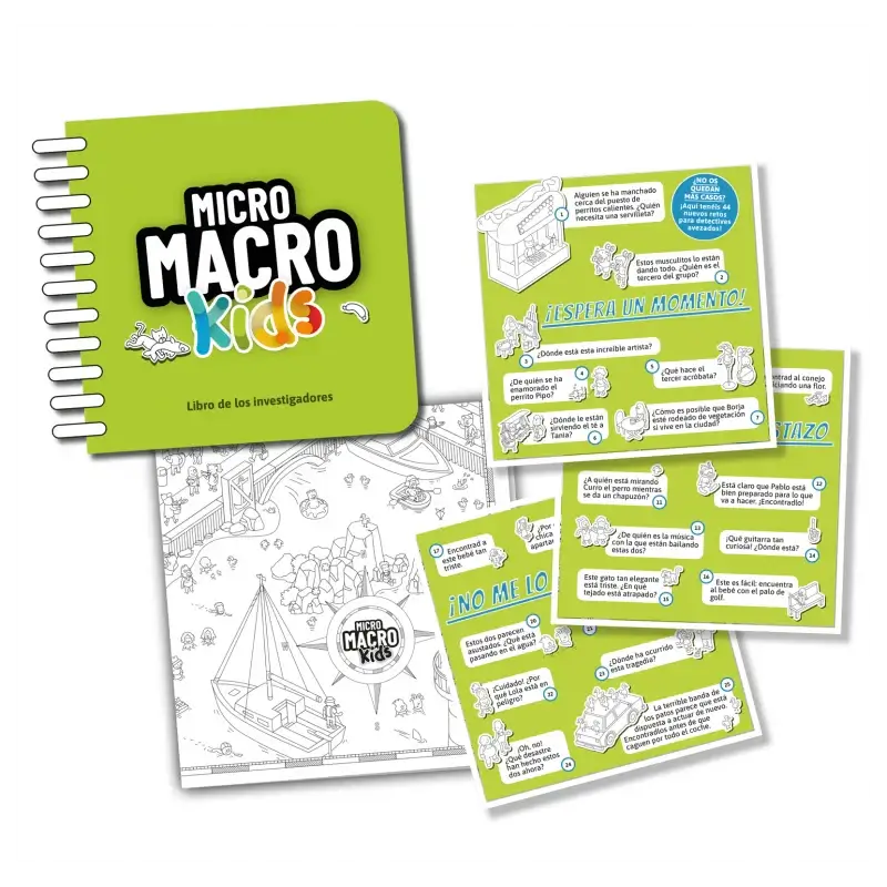 Micro Macro Kids – Sd Games - Juego de detectives - 6+ años · 1-4 jugadores · 15-45 min