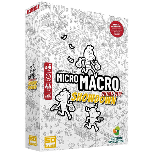 Micro Macro Showdown - Juego de mesa - SD GAMES - Desde 8 años Board Games