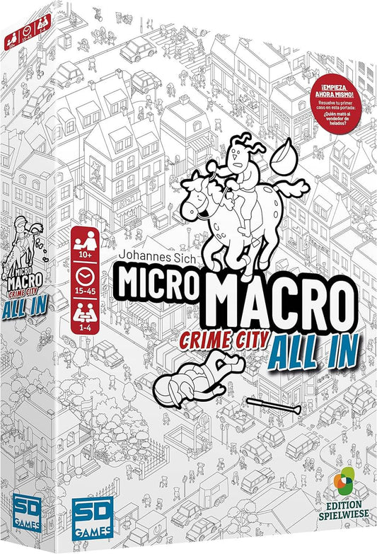 Micro Macro All In - Juego de mesa - SD GAMES - Desde 8 años Board Games