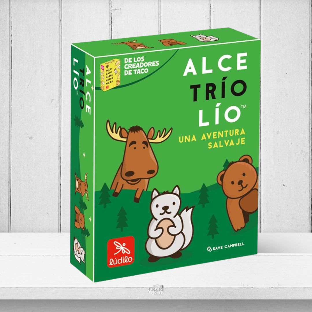 Alce, Trío, Lío - Juego de cartas de velocidad y reflejos - Lúdilo - 7+ años - 3 a 6 jugadores