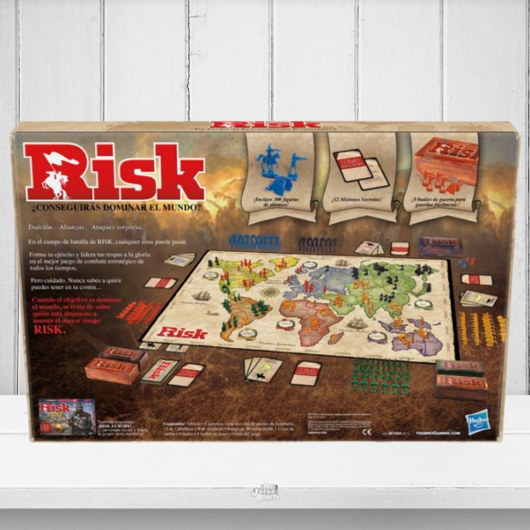 JUEGO DE MESA RISK - Juego de estrategia - 10+ años