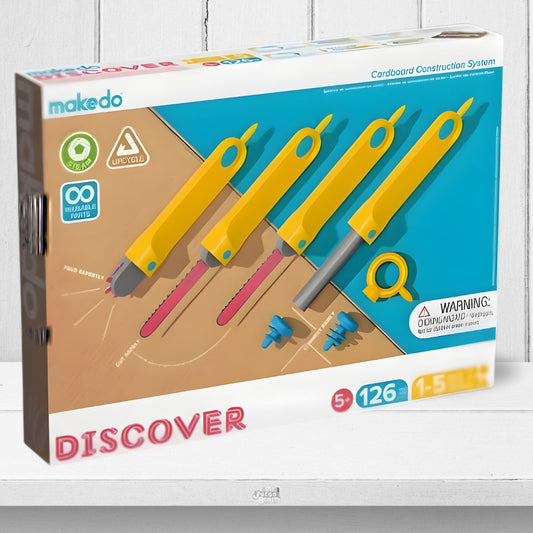 Discover Kit 126 piezas Juego de construcción Makedo