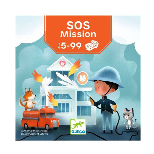 Pets Rescue - Juego de dados, números, mascotas y mucho que salvar - Djeco - +5 años 2 a 4 jugadores