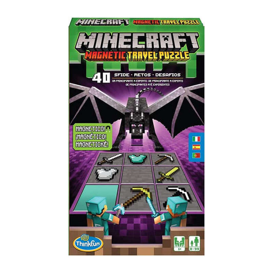 Minecraft Puzzle lógica Magnetico - Juego de mesa - Thinkfun - Desde 8 años Board Games