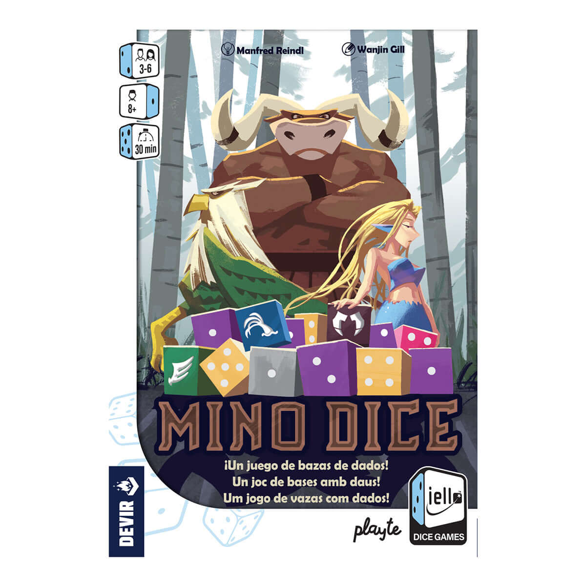 Mino Dice - Juego de mesa - Devir - Desde 8 años - 3 a 6 jugadores