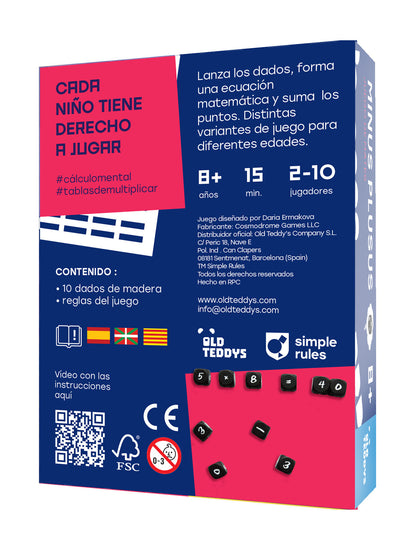 Minus Plusus - Juego de mesa - Haba - 2-10 jugadores - 8+ años - 15 min
