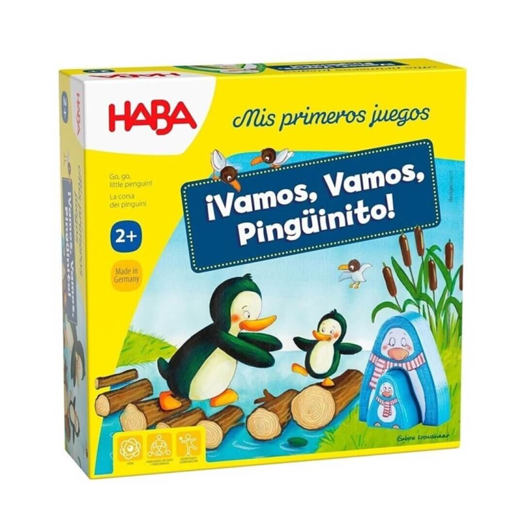 Mis primeros juegos – ¡Vamos, vamos, pingüinito! Juego de mesa desde los 3 años