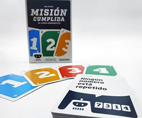 Misión Cumplida – Cooperación, cartas y misiones que hay que resolver en equipo (8+ años · 1-4 jugadores)