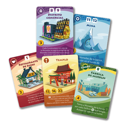 Machi Koro 2ª edición - Juego de mesa - Asmodee - Desde 10 años Board Games