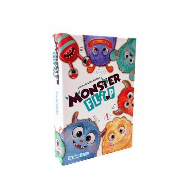 Monster Flip – Memoria, monstruos y cartas que nunca se quedan quietas (4+ años · 2-5 jugadores) · Brain Picnic