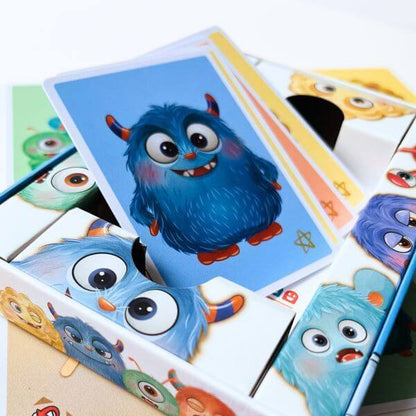 Monster Flip – Memoria, monstruos y cartas que nunca se quedan quietas (4+ años · 2-5 jugadores) · Brain Picnic