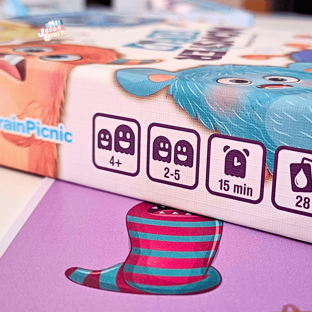 Monster Flip – Memoria, monstruos y cartas que nunca se quedan quietas (4+ años · 2-5 jugadores) · Brain Picnic