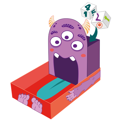 Monster Match - Juego de mesa - Exploding Kittens - 2-6 jugadores - 4+ años - 10 min