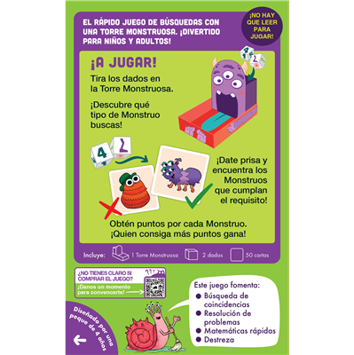 Monster Match - Juego de mesa - Exploding Kittens - 2-6 jugadores - 4+ años - 10 min