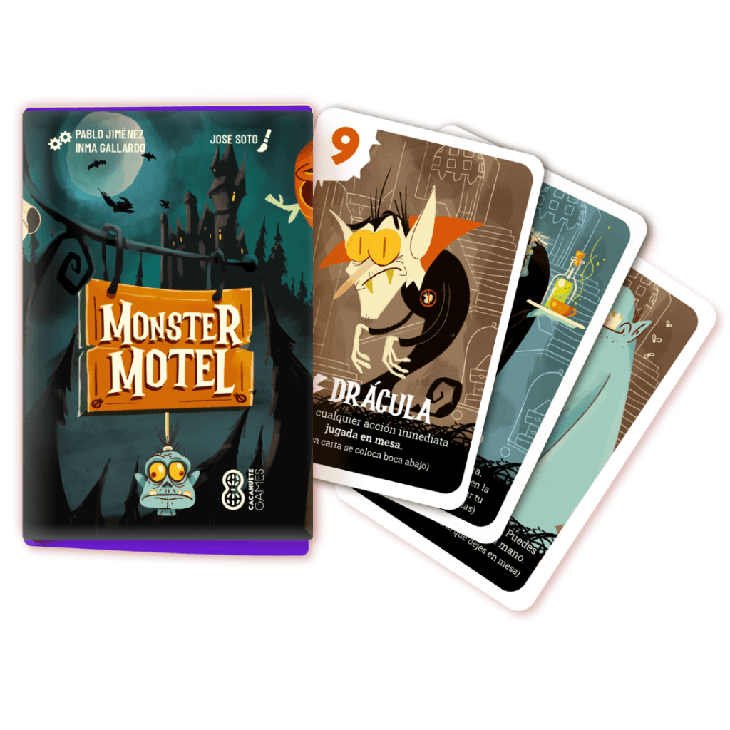 Monster Motel - Juego de mesa - Cacahuete Games - Desde 8 años Board Games