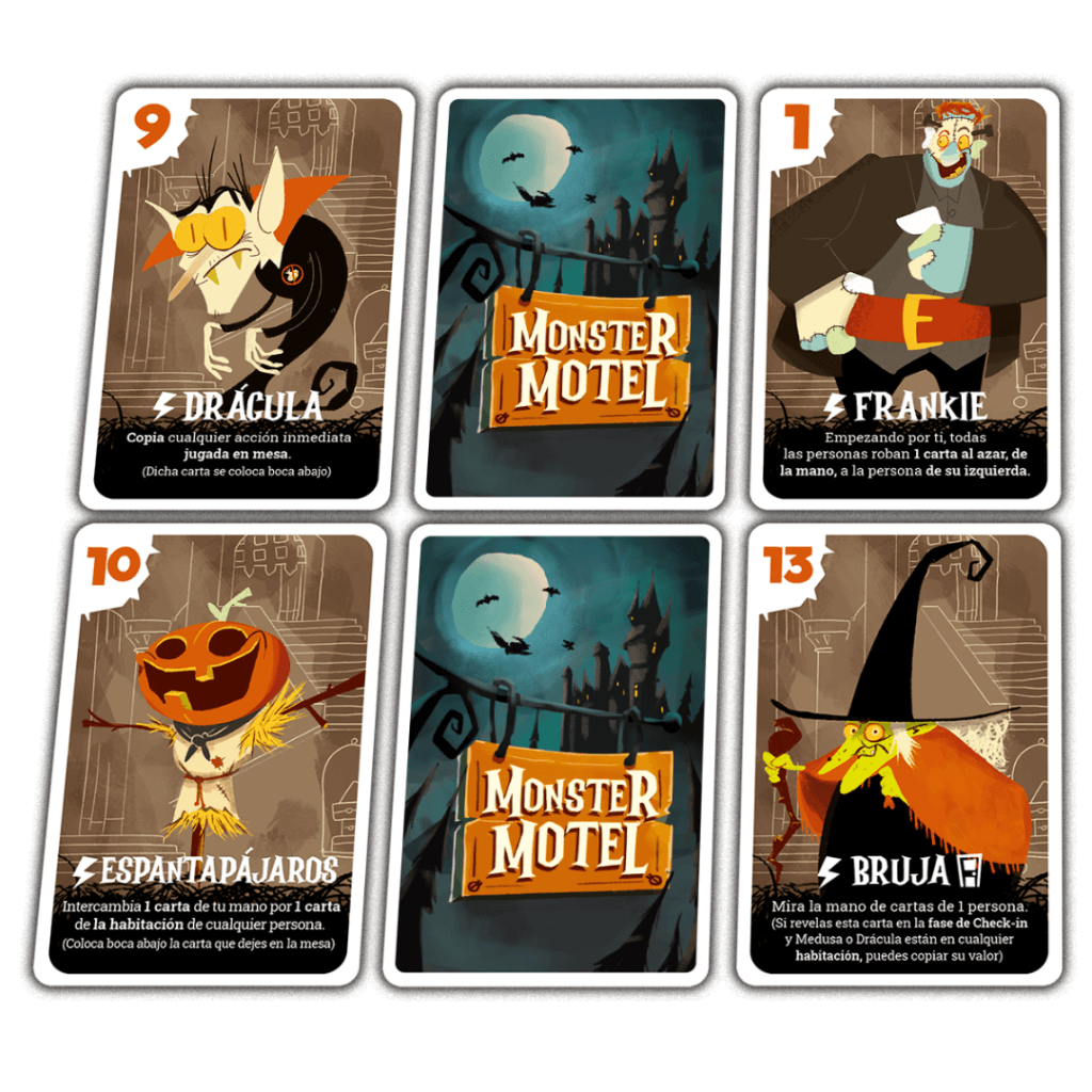 Monster Motel - Juego de mesa - Cacahuete Games - Desde 8 años