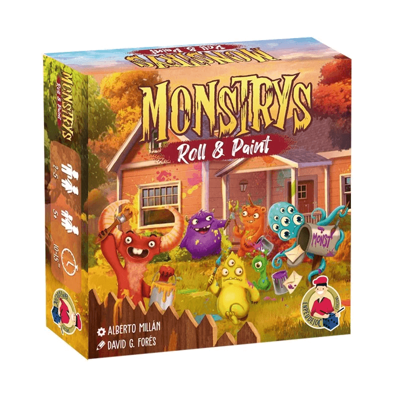 Monstrys Roll and Paint       - Juego de mesa - Empeudejocs - Desde 5 años