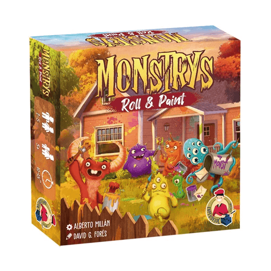 Monstrys Roll and Paint       - Juego de mesa - Empeudejocs - Desde 5 años