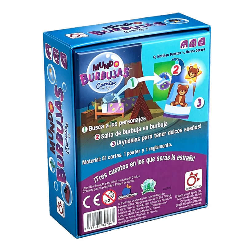 Mundo Burbujas Cuentos - Juego de mesa - Mercurio - Desde 4 años