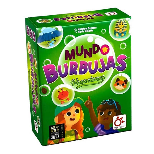 Mundo Burbujas Vacaciones      - Juego de mesa - Mercurio - Desde 4 años