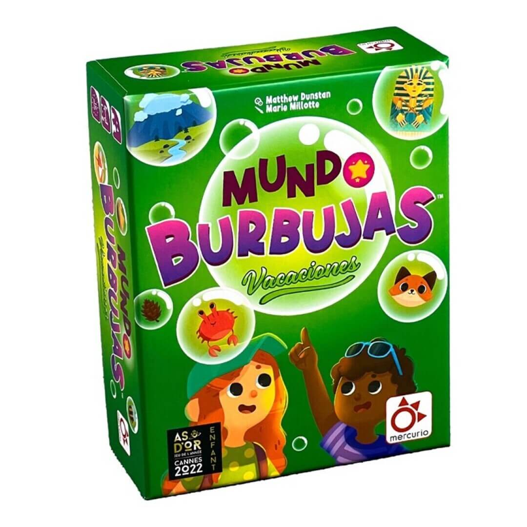 Mundo Burbujas Vacaciones - Juego de mesa - Mercurio - Desde 4 años Board Games