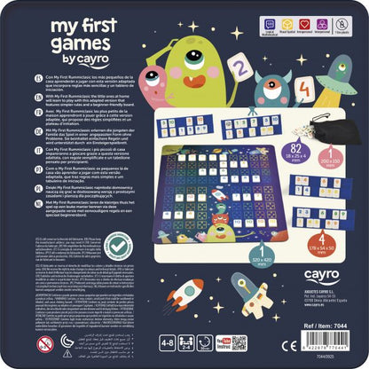 My First Rummiclasic - Juego de mesa - Cayro - 2-4 jugadores - 4-8 años - 30 min