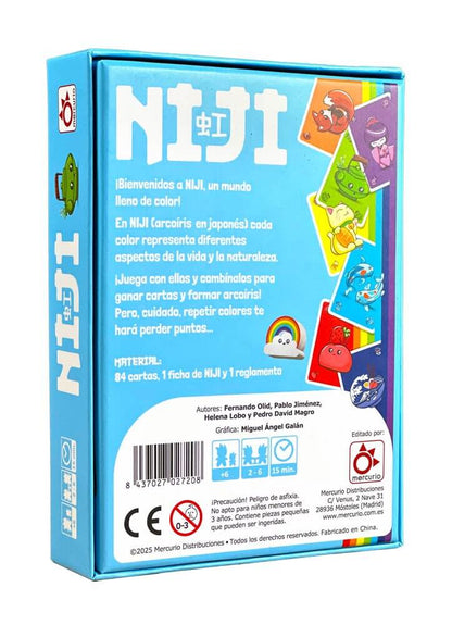 Niji - Juego de mesa - Mercurio - Desde 6 años - 2 a 6 jugadores