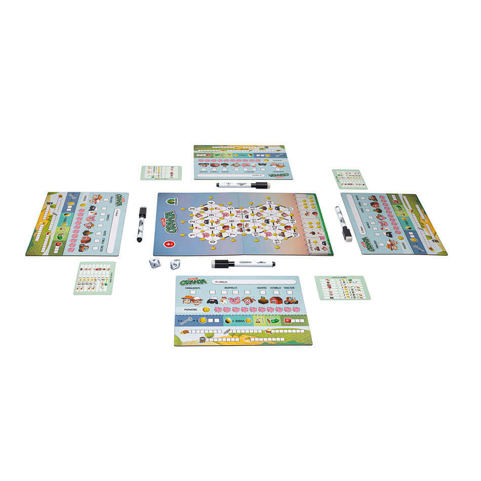 Operación Granja, juego de gestionar de recursos y matemáticas, 20 minutos, desde 6 años