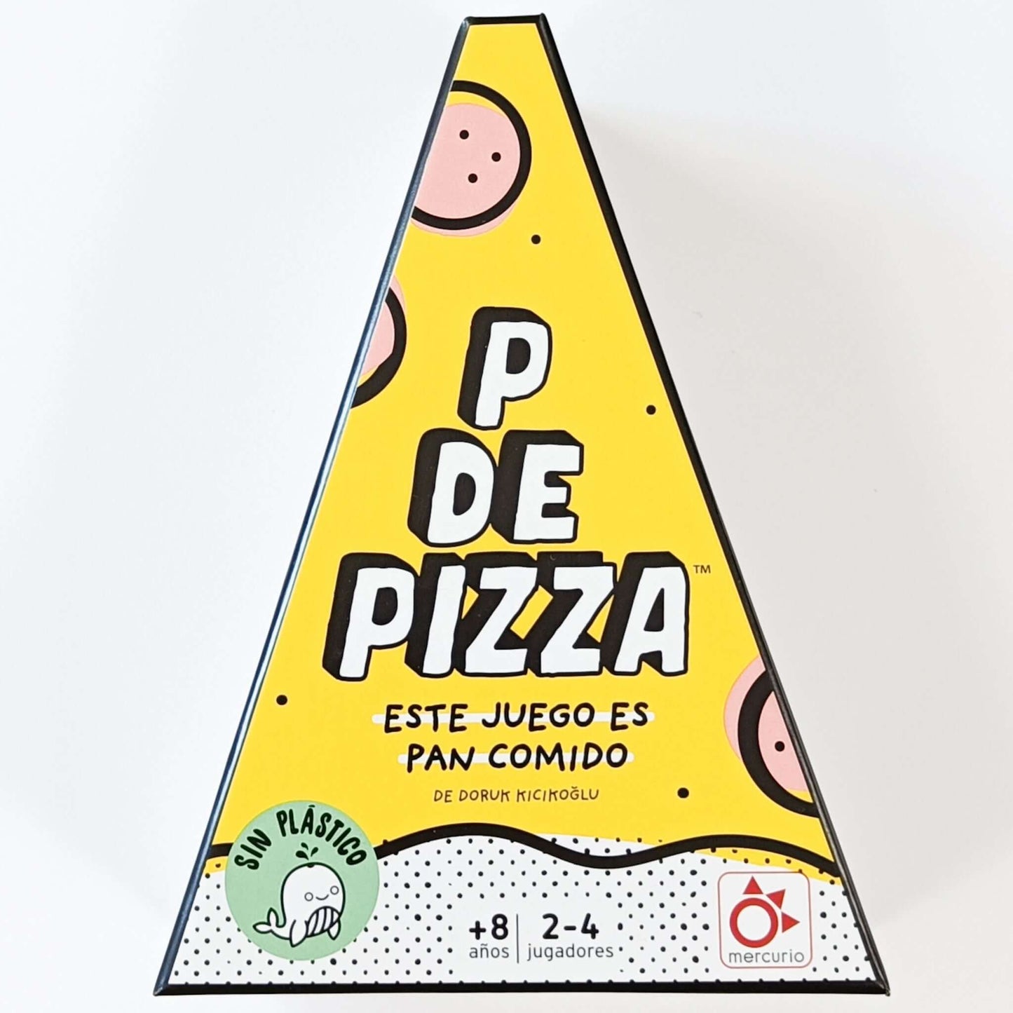 P de Pizza - Mercurio - Party Game de Cartas, palabras y rapidez - 2-4 Jugadores, 15 min