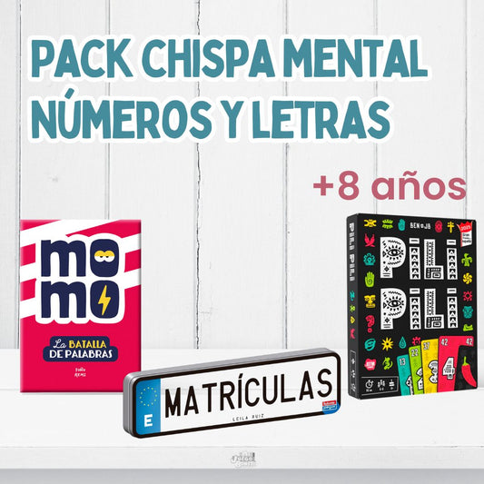 Pack "Chispa Mental Números y Letras" + 8 años