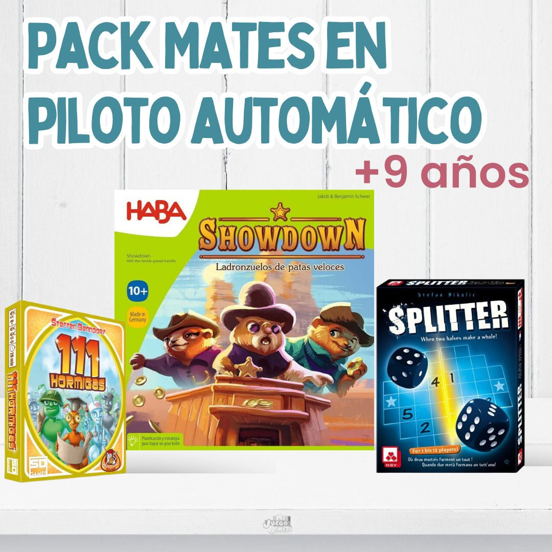 Pack Mates en piloto automático para +9 años