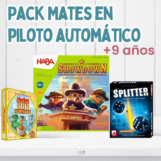 Pack Mates en piloto automático para +9 años