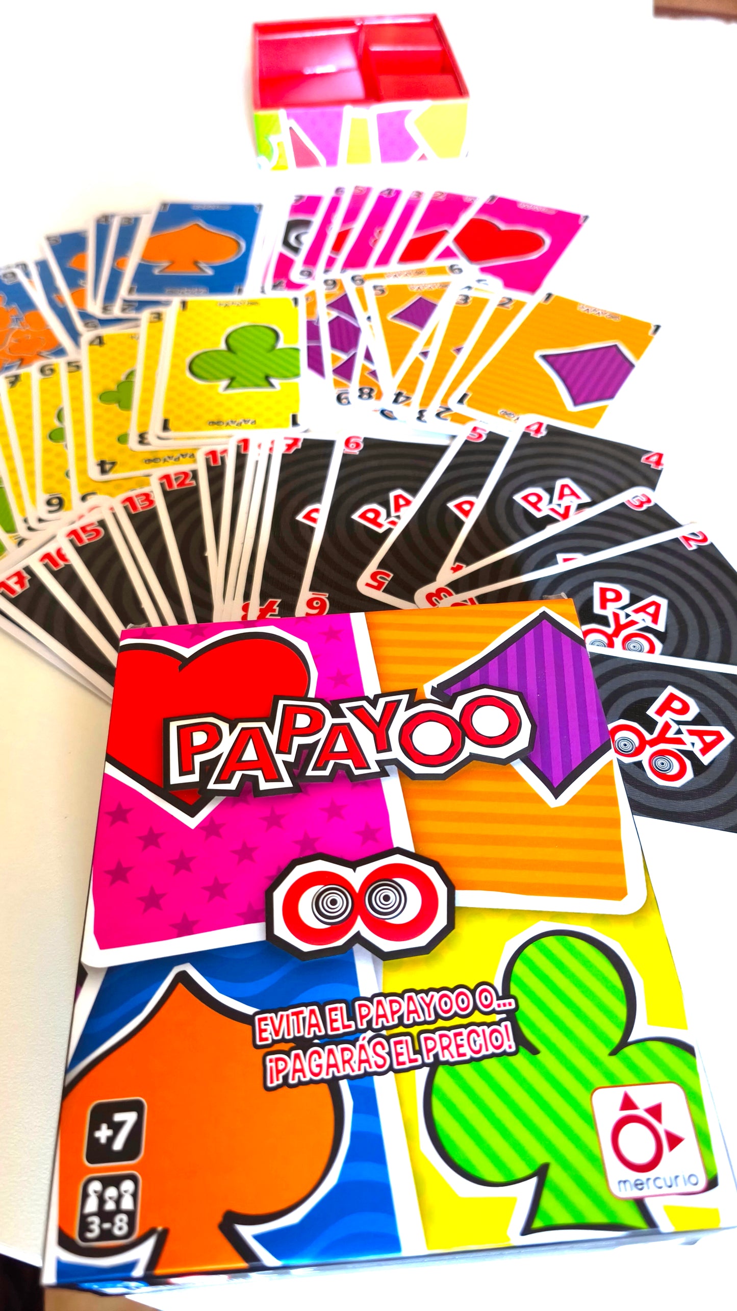 Papayoo - Juego de mesa - Mercurio - 3-8 jugadores - 7+ años - 30 min